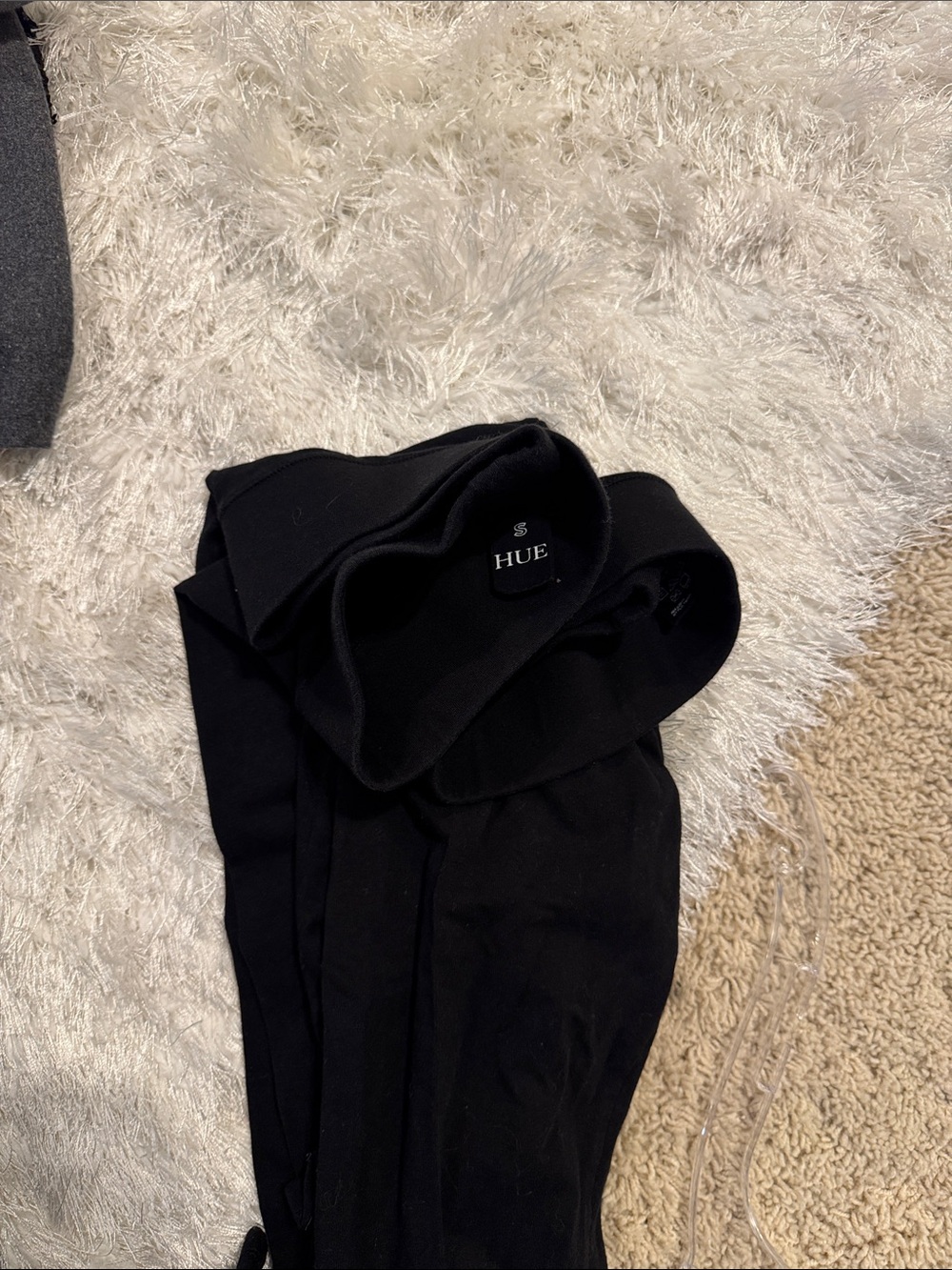TWO HUE Black High-Waist Sculpting Leggings For $15